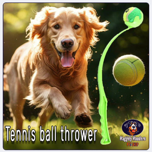 Tennis ball thrower for dogs